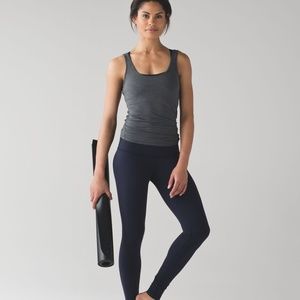 Lululemon Wunder Under purple/black leggings